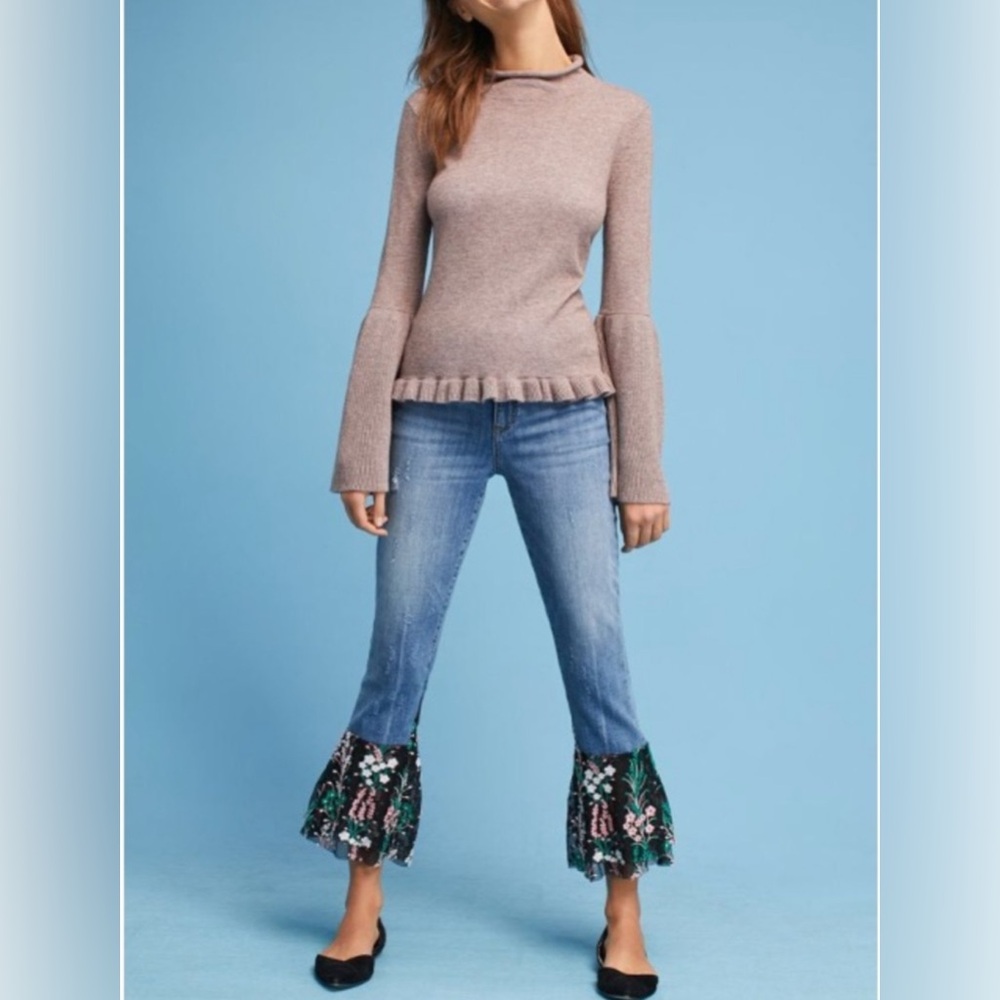 Anthropologie EUC Pilcro Mid-Rise Slim Bf Jeans 28
